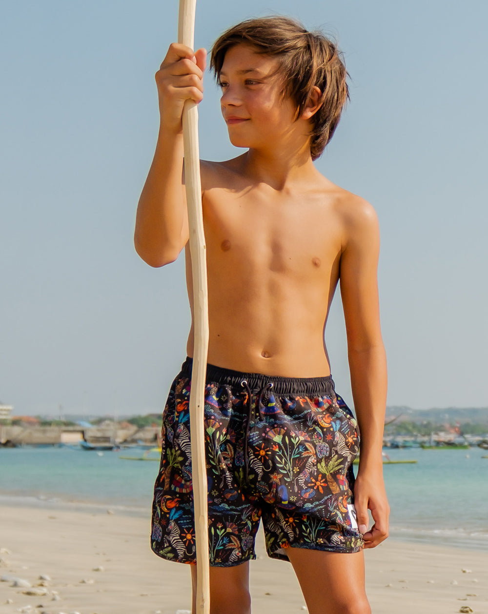 Celestial Circus Beach Shorts