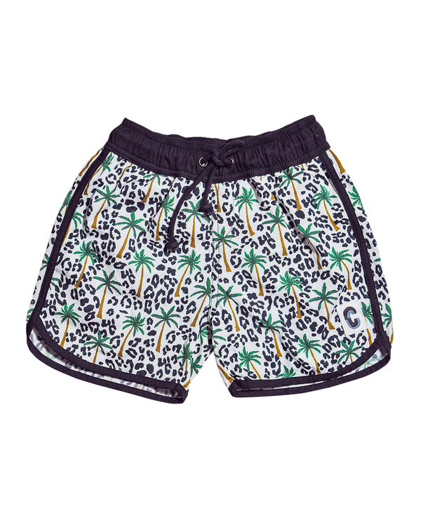 Tropical Fiesta Organic Cotton Beach Shorts