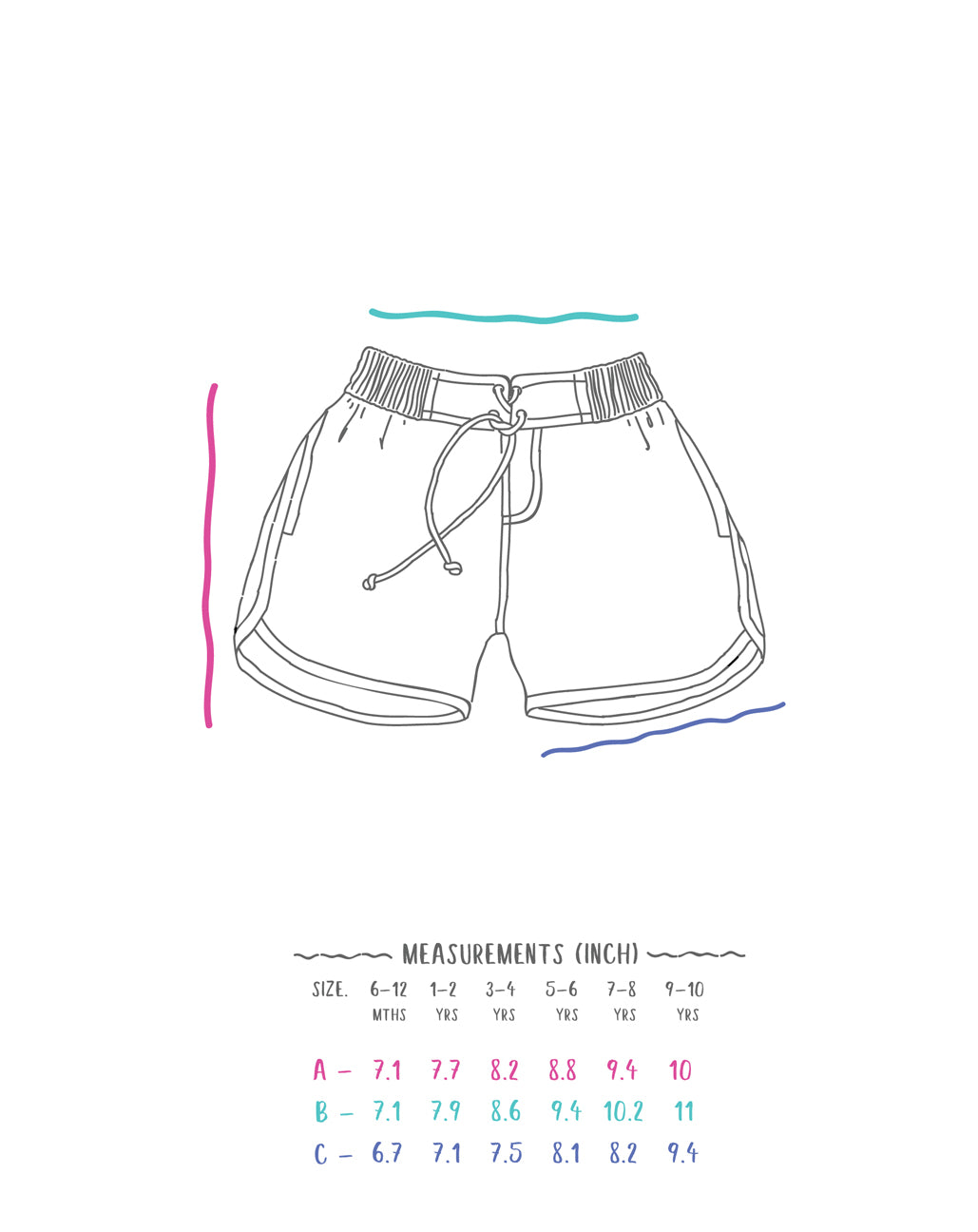 Tropical Fiesta Organic Cotton Beach Shorts