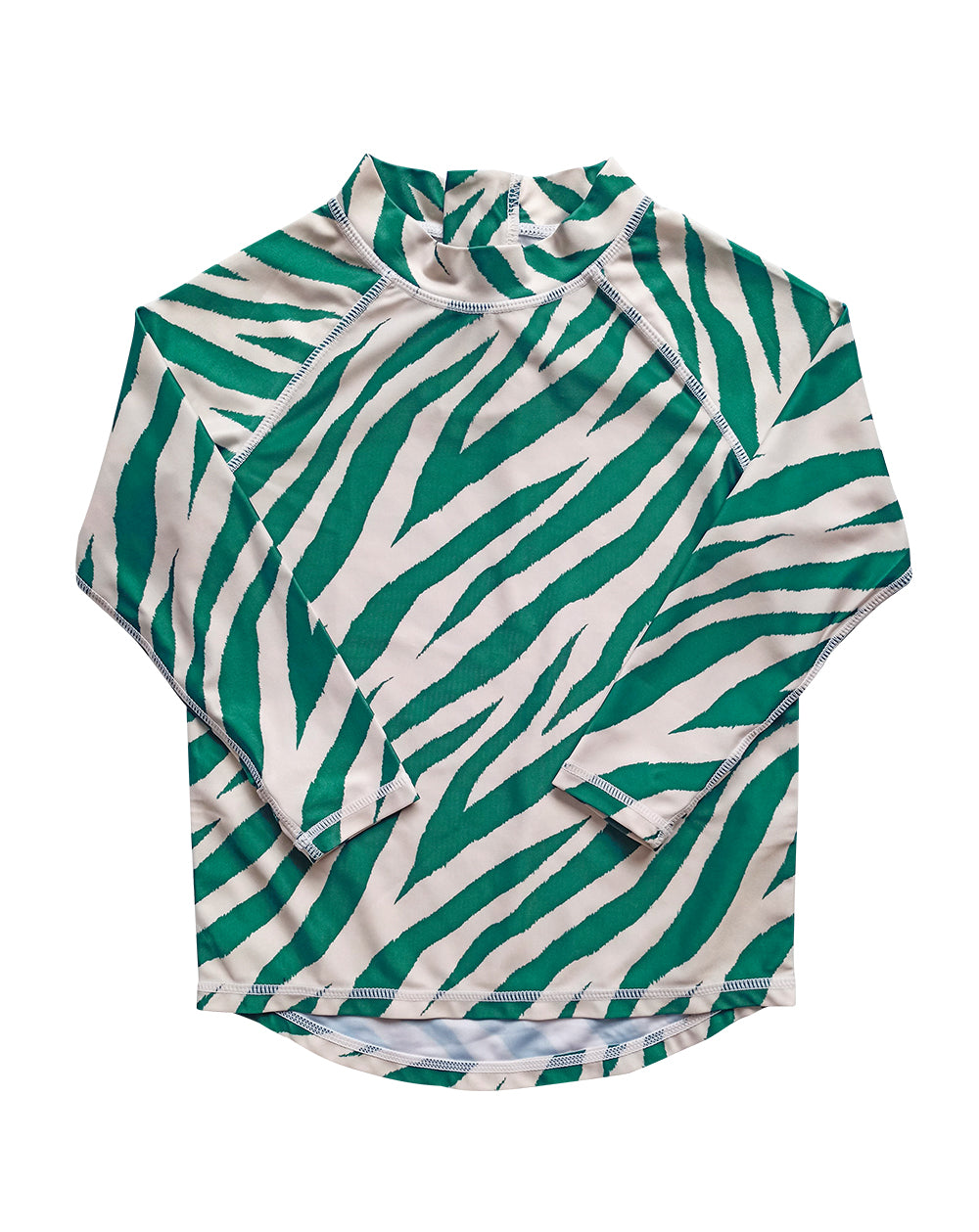 Electric Zebra Emerald Sea & Snow Rash Top