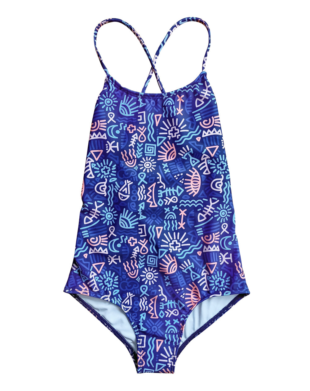 Navy Seasong Action Swimsuits