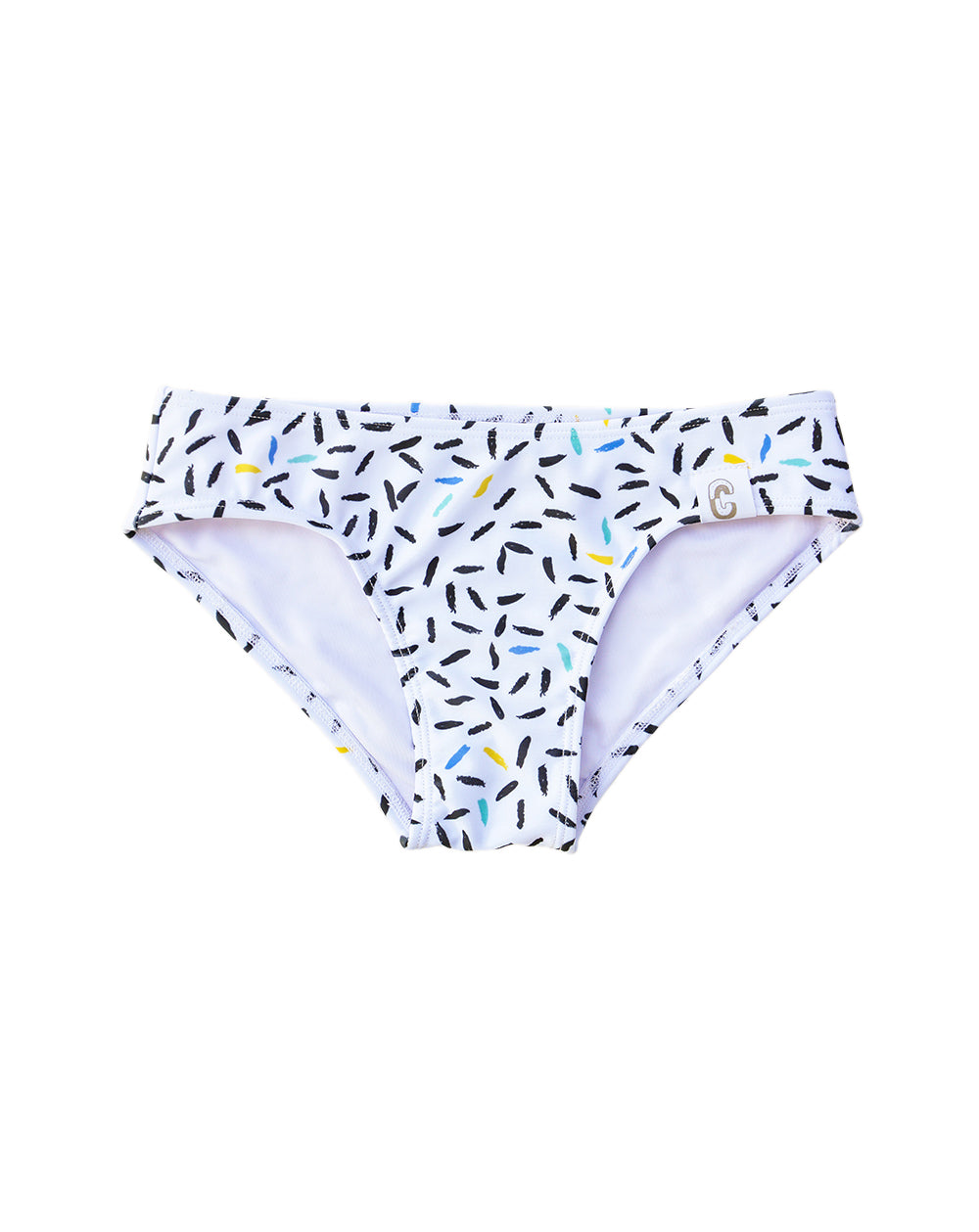 Snow Bright Plain Bikini Bottom