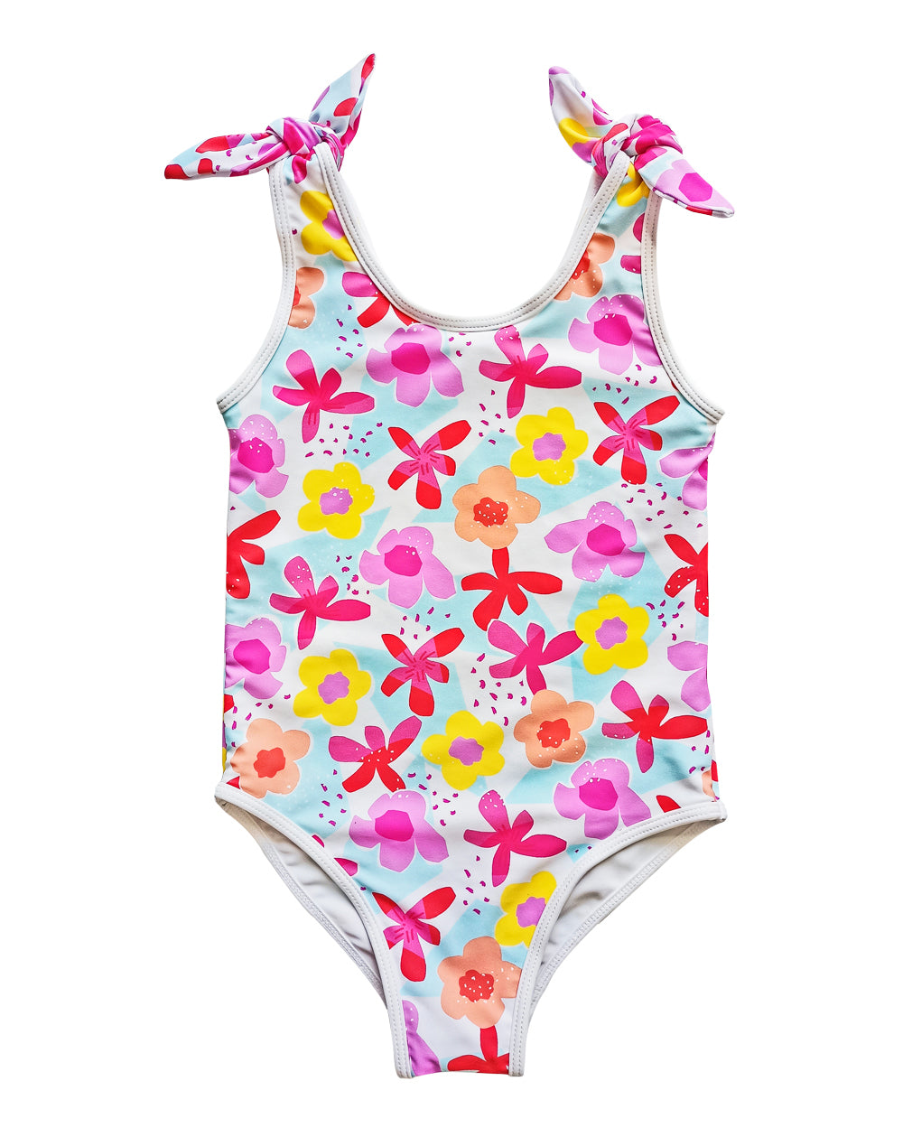 Seaflower Tie Swimsuits