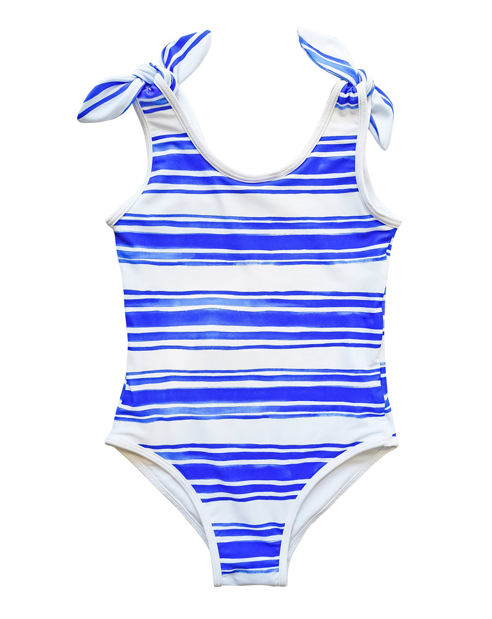 Sea Stripe Tie Swimsuits