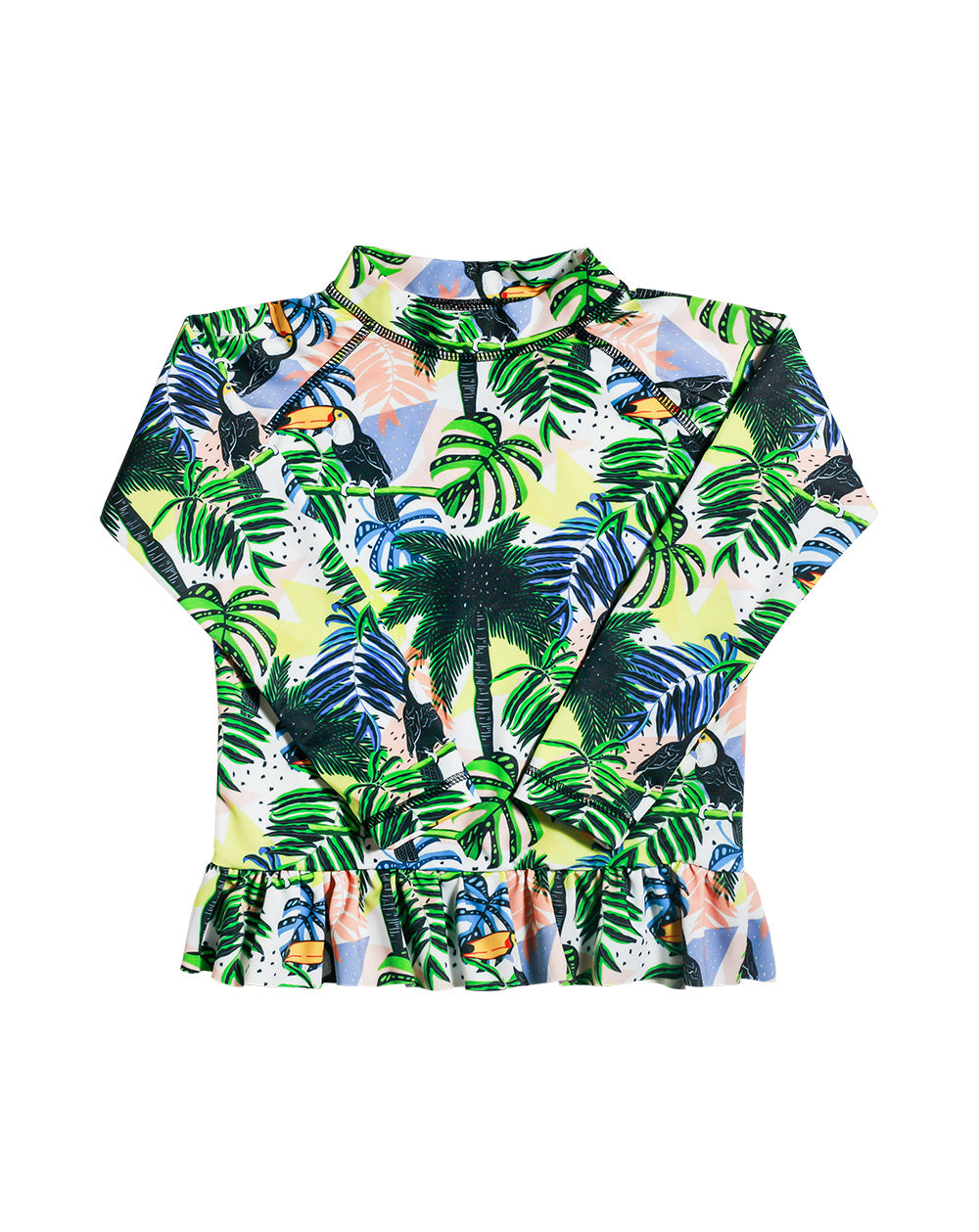 Toucan-can Sea & Snow Frill Rash Top