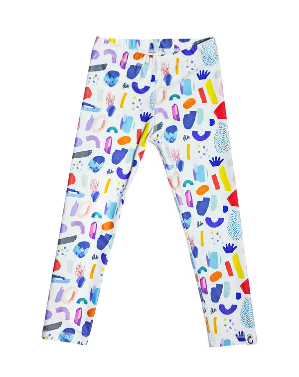 White Jungle Mix Wanderpants